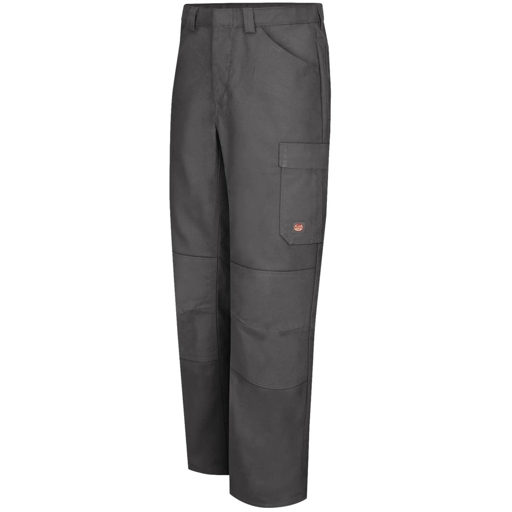 Red Kap Men's PT2A Double Knee Stretch Canvas Shop Work Pants - Charcoal 38Wx30L